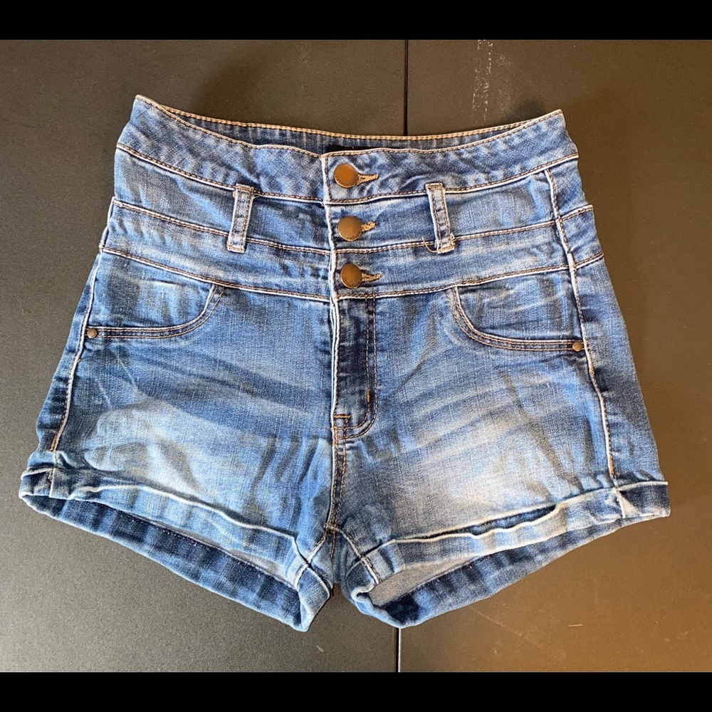 Charlotte Russe Refuge high waisted shorts